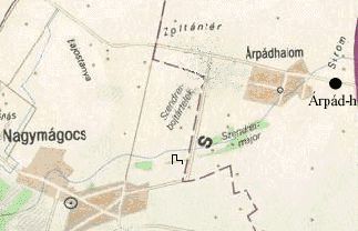 Árpádhalom térképe
