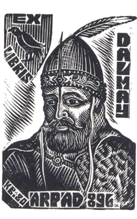 Árpád nagyfejedelem (Kósa Bálint fametszete)