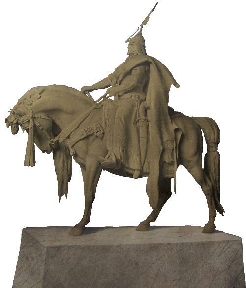 Árpád nagyfejedelem lovasszobra (Zala György szobra)