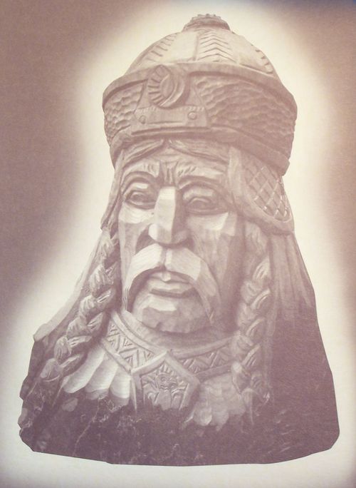 Árpád nagyfejedelem (Salló István faragása)