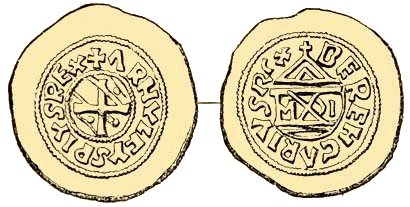 I. Berengár lombard király pénze