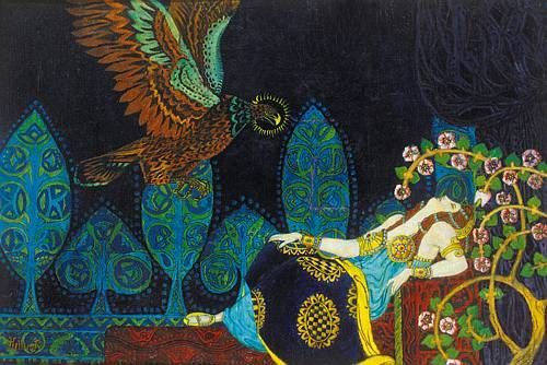Emese álma (Helbing Ferenc (1870-1958) olajfestménye)