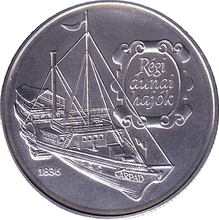 Árpád (1836) - Ezüst 500 forintos a Dunai Hajók sorozatból (1993)