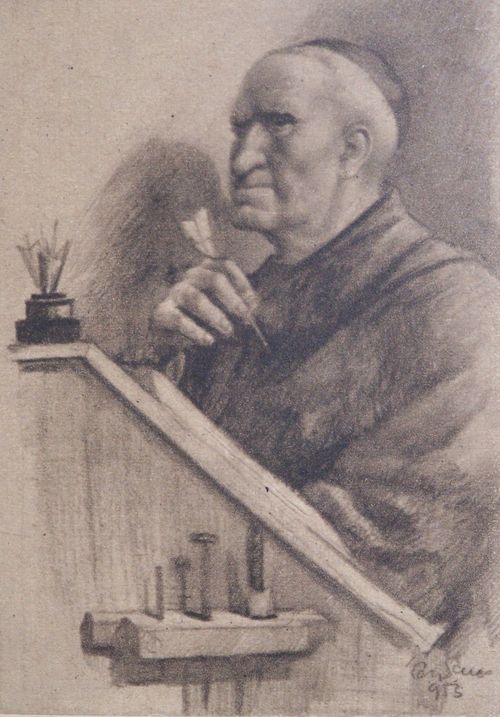 Kézai Simon (Ősz Dénes krétarajza - 1953)