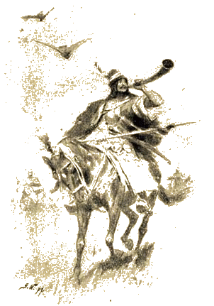 Magyar lovas (Vágó Pál rajza)