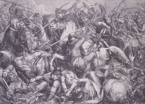 A pozsonyi csata 907 (Geiger Péter rajza)