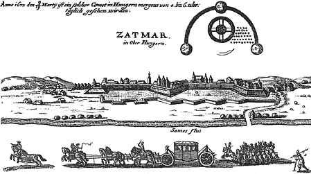 Szatmár városa és erődítménye 1672-ben